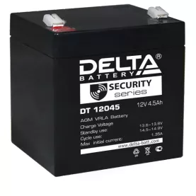 АКБ-4,5 Delta DT Аккумуляторная батарея 12В, 4,5 Ач.