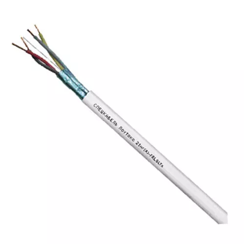 Лоутокс 21нг(А)-FRLSLTx 2х2х0,2 Огнестойкий кабель с пониженным дымо- и газовыделением.